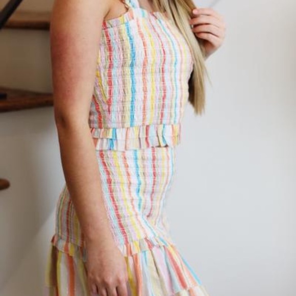 Saylor striped top and skirt set size XS - Picture 4 of 4